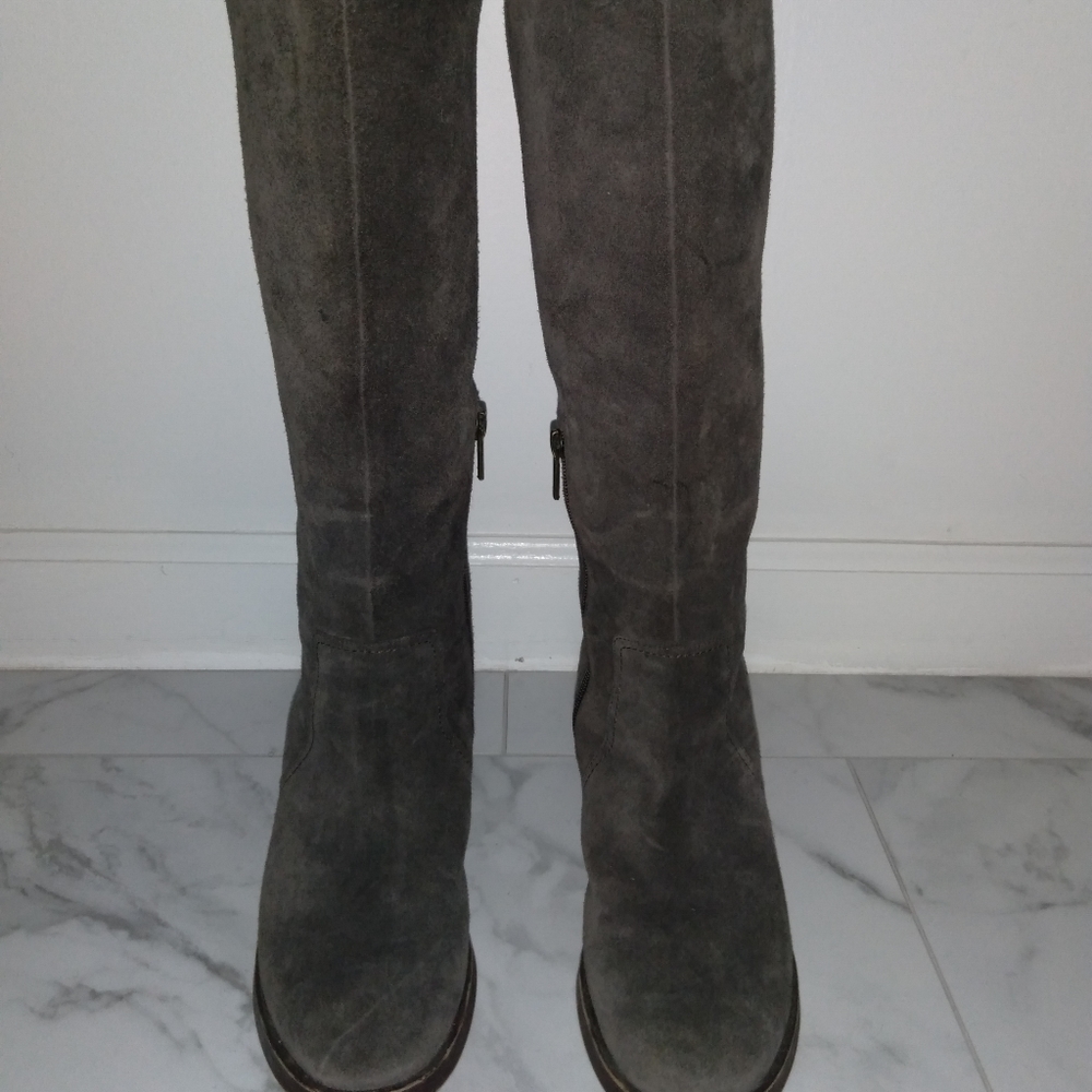 Lucky Brand Leather Boots (Elasticized calf for additional room)